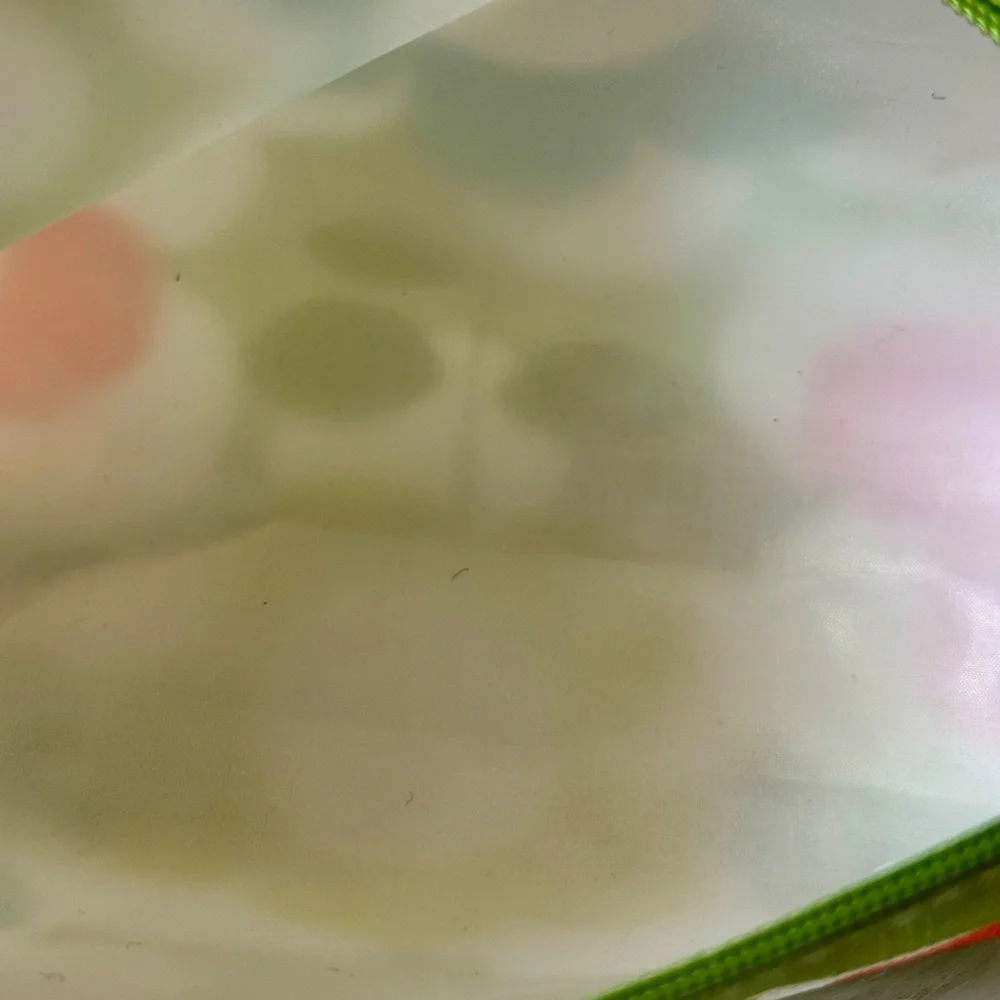 Clinique Retro Floral Cosmetic Pouch Zipper‎ Bag